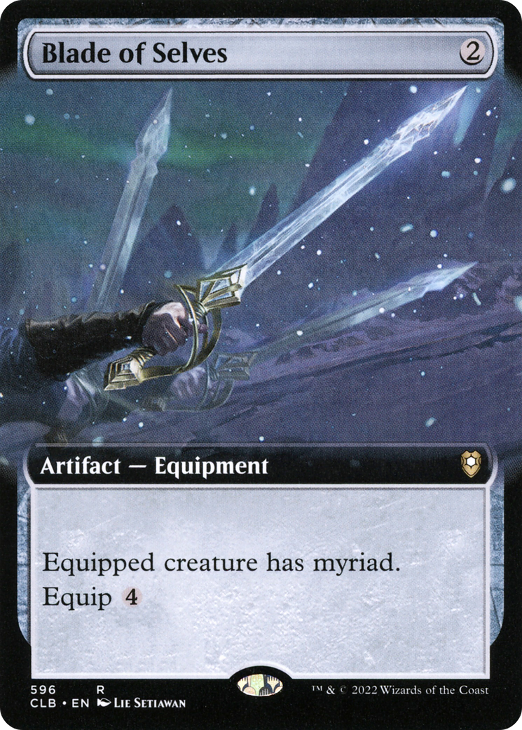 Blade of Selves (CLB-596) - Commander Legends: Battle for Baldur's Gate: (Extended Art) Foil - Premium MTG Single from Wizards of the Coast - Just $1.90! Shop now at Game Crave Tournament Store