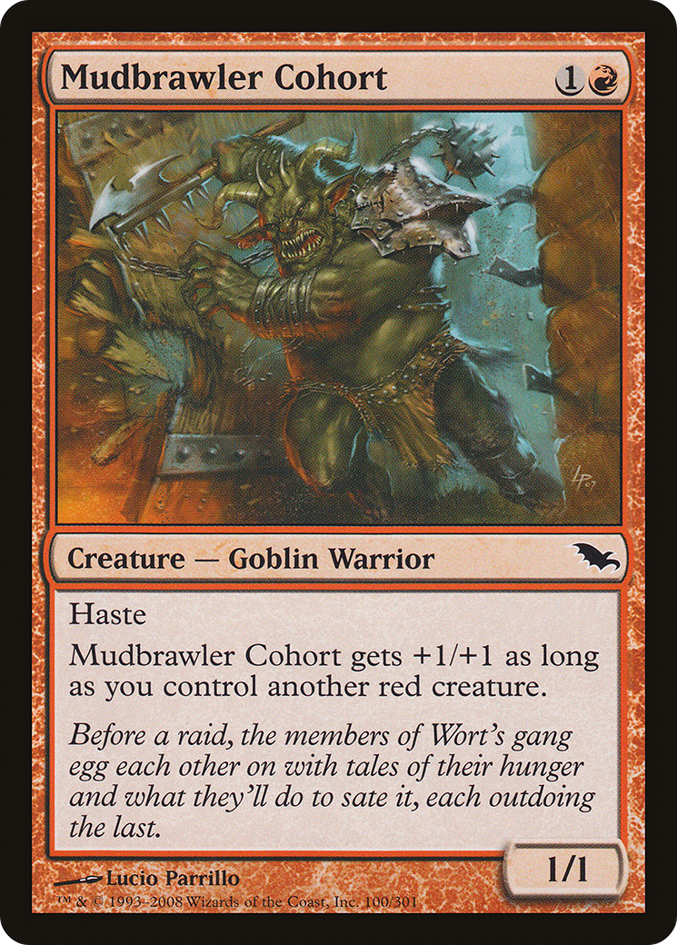 Mudbrawler Cohort (SHM-100) - Shadowmoor - Premium MTG Single from Wizards of the Coast - Just $0.08! Shop now at Game Crave Tournament Store