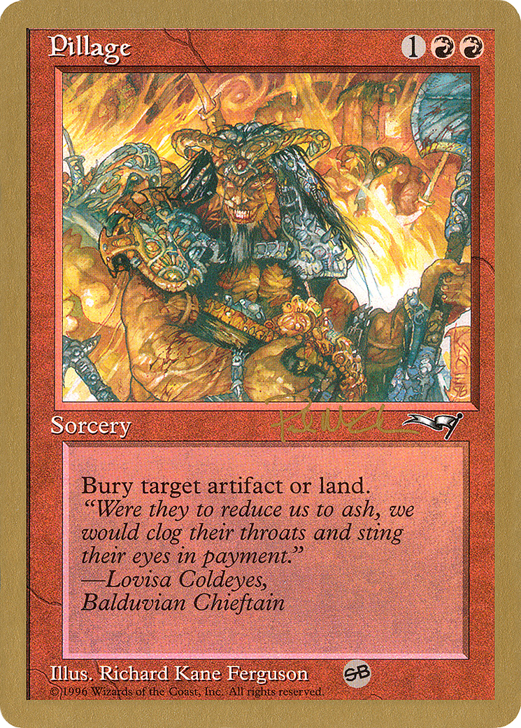 Pillage (WC97-PM76SB) - World Championship Decks 1997 - Premium MTG Single from Wizards of the Coast - Just $0.12! Shop now at Game Crave Tournament Store