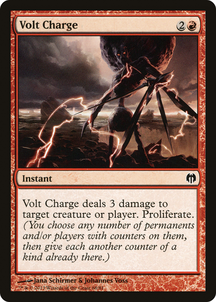 Volt Charge (DDL-068) - Duel Decks: Heroes vs. Monsters - Premium MTG Single from Wizards of the Coast - Just $0.08! Shop now at Game Crave Tournament Store