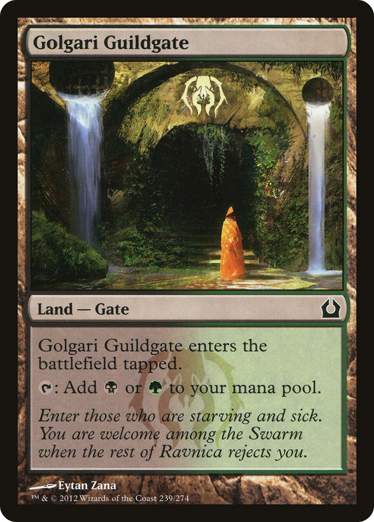 Golgari Guildgate (RTR-239) - Return to Ravnica Foil - Premium MTG Single from Wizards of the Coast - Just $0.13! Shop now at Game Crave Tournament Store