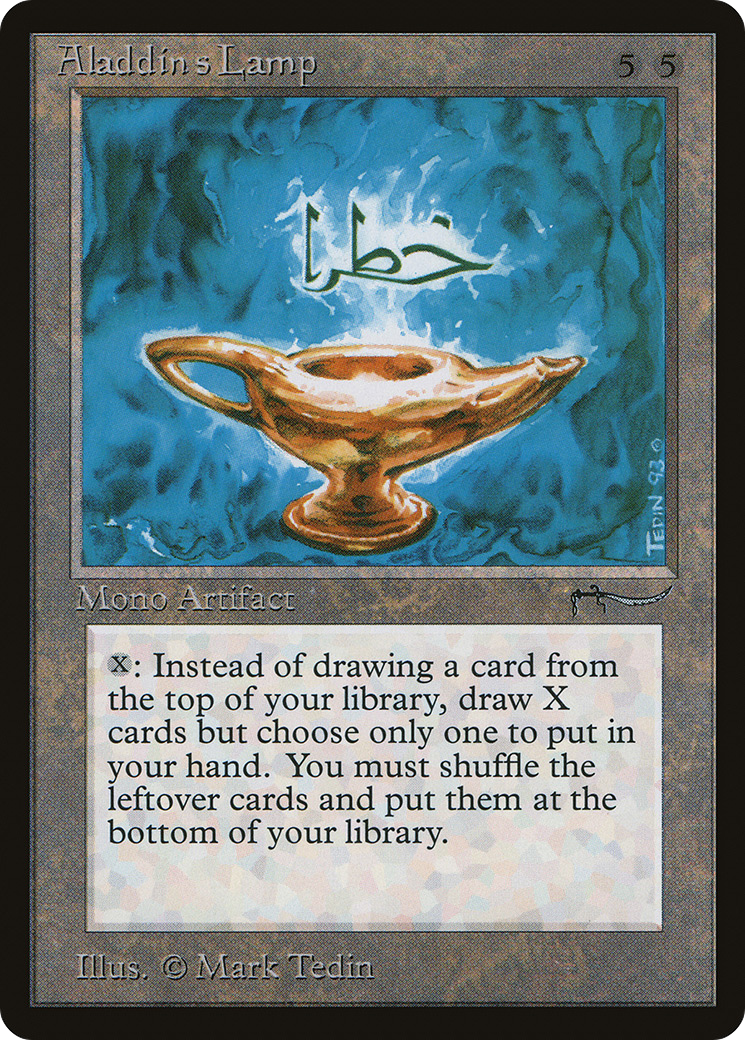 Aladdin's Lamp (ARN-056) - Arabian Nights - Premium MTG Single from Wizards of the Coast - Just $18.89! Shop now at Game Crave Tournament Store