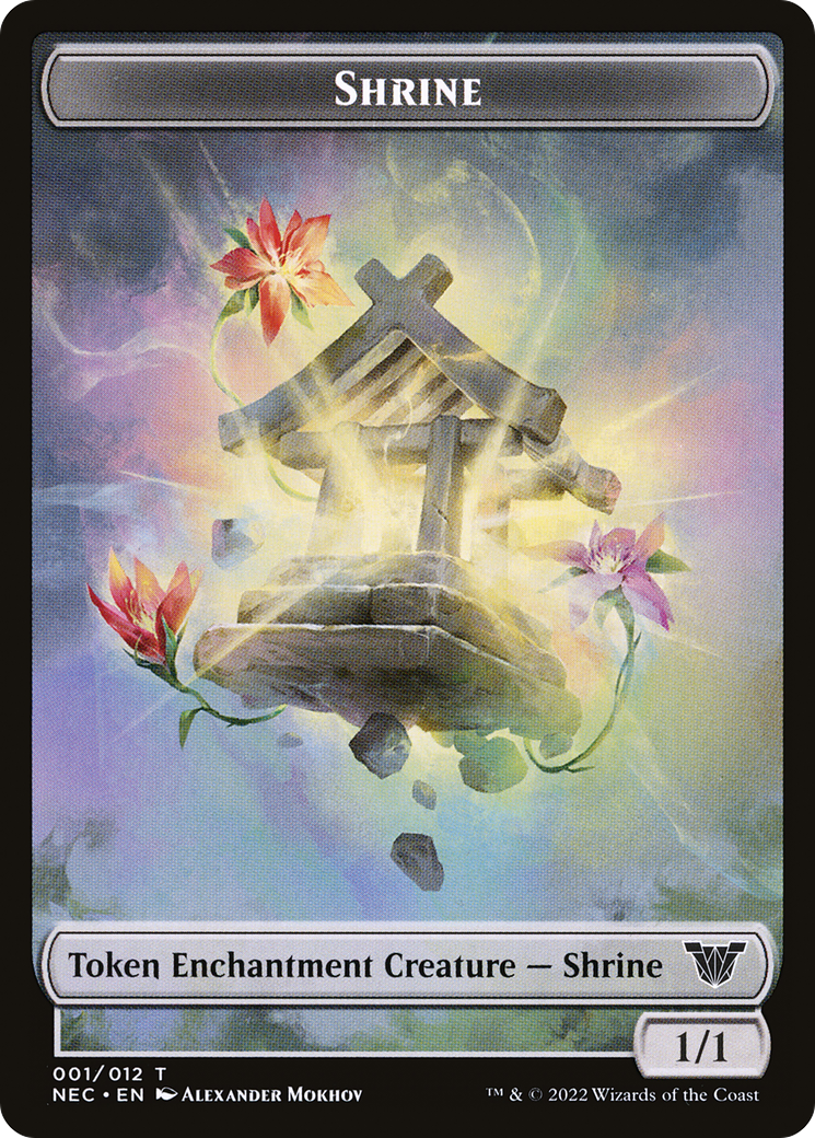 Shrine (TNEC-001) - Neon Dynasty Commander Tokens - Premium MTG Single from Wizards of the Coast - Just $3.22! Shop now at Game Crave Tournament Store