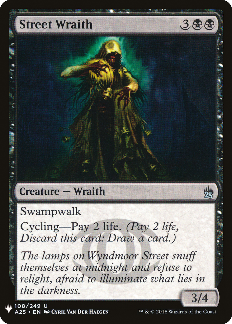 Street Wraith (MB1-783) - Mystery Booster - Premium MTG Single from Wizards of the Coast - Just $0.25! Shop now at Game Crave Tournament Store