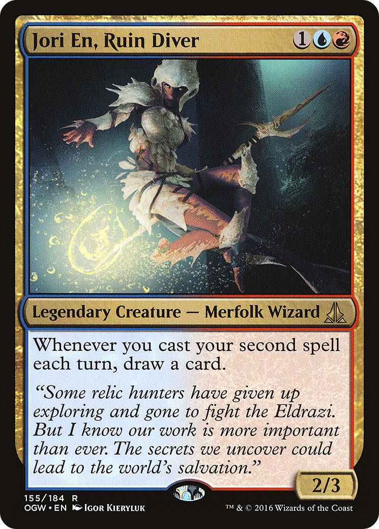 Jori En, Ruin Diver (OGW-155) - Oath of the Gatewatch - Premium MTG Single from Wizards of the Coast - Just $0.46! Shop now at Game Crave Tournament Store