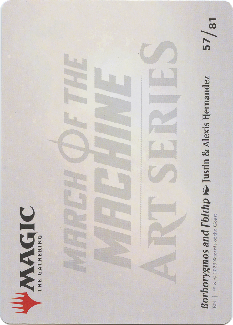 Borborygmos and Fblthp // Borborygmos and Fblthp (AMOM-057) - March of the Machine Art Series (Borderless) - Premium MTG Single from Wizards of the Coast - Just $0! Shop now at Game Crave Tournament Store
