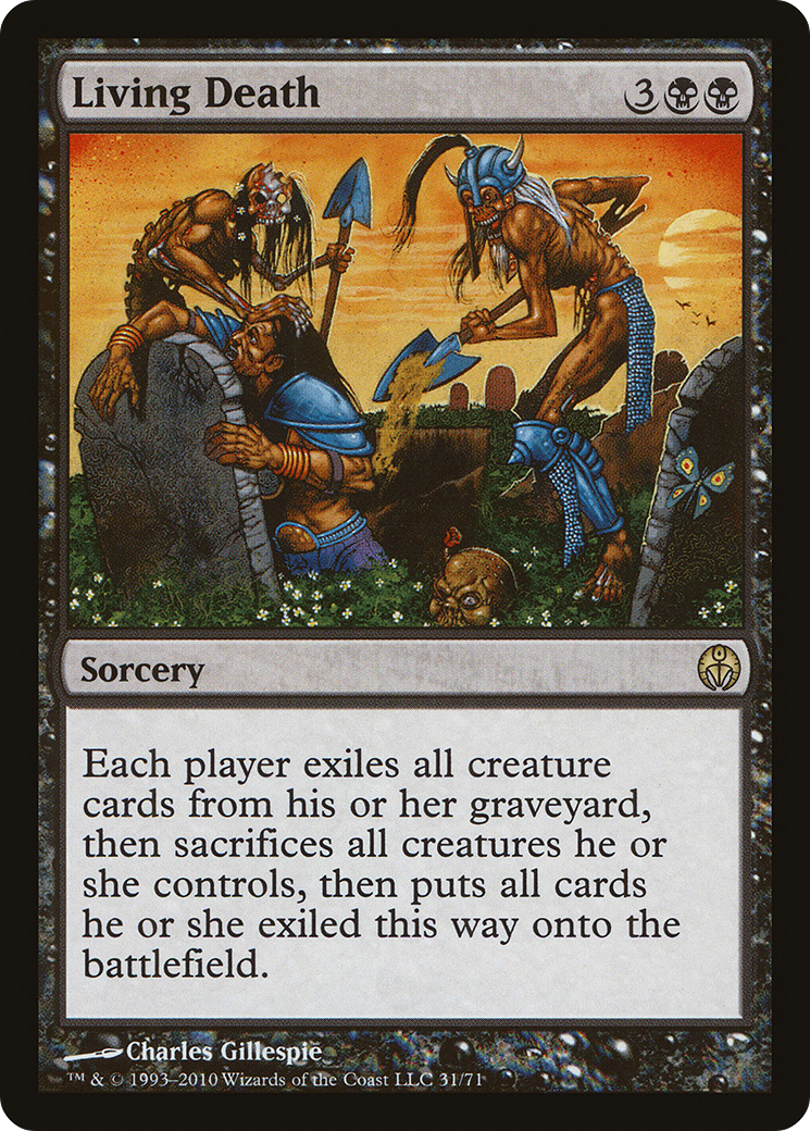 Living Death (DDE-031) - Duel Decks: Phyrexia vs. the Coalition - Premium MTG Single from Wizards of the Coast - Just $0.74! Shop now at Game Crave Tournament Store