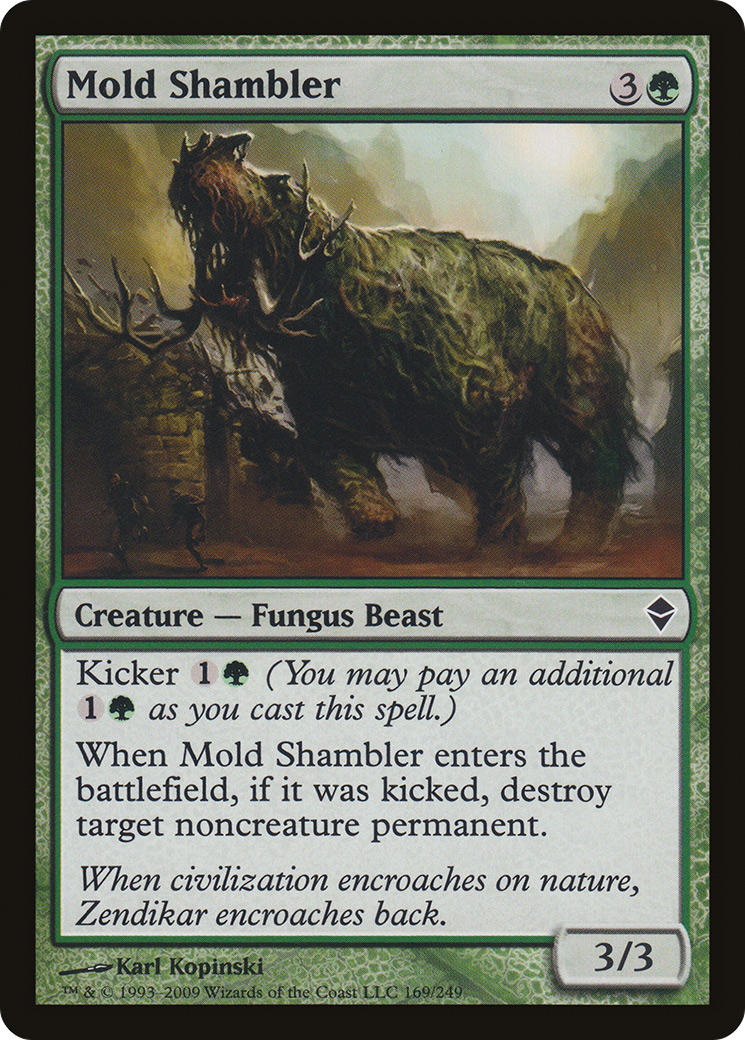 Mold Shambler (ZEN-169) - Zendikar Foil - Premium MTG Single from Wizards of the Coast - Just $0.29! Shop now at Game Crave Tournament Store