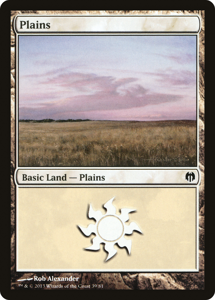 Plains (DDL-039) - Duel Decks: Heroes vs. Monsters - Premium MTG Single from Wizards of the Coast - Just $0.25! Shop now at Game Crave Tournament Store