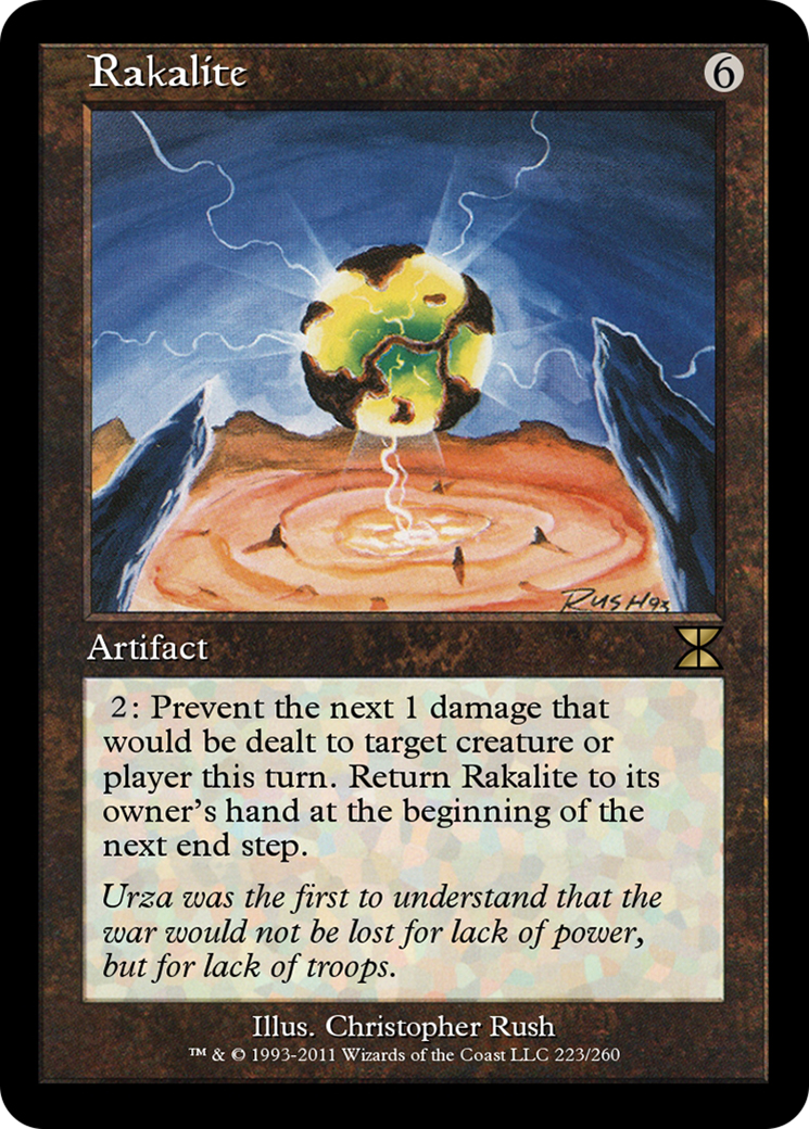 Rakalite (ME4-223) - Masters Edition IV Foil - Premium MTG Single from Wizards of the Coast - Just $0! Shop now at Game Crave Tournament Store