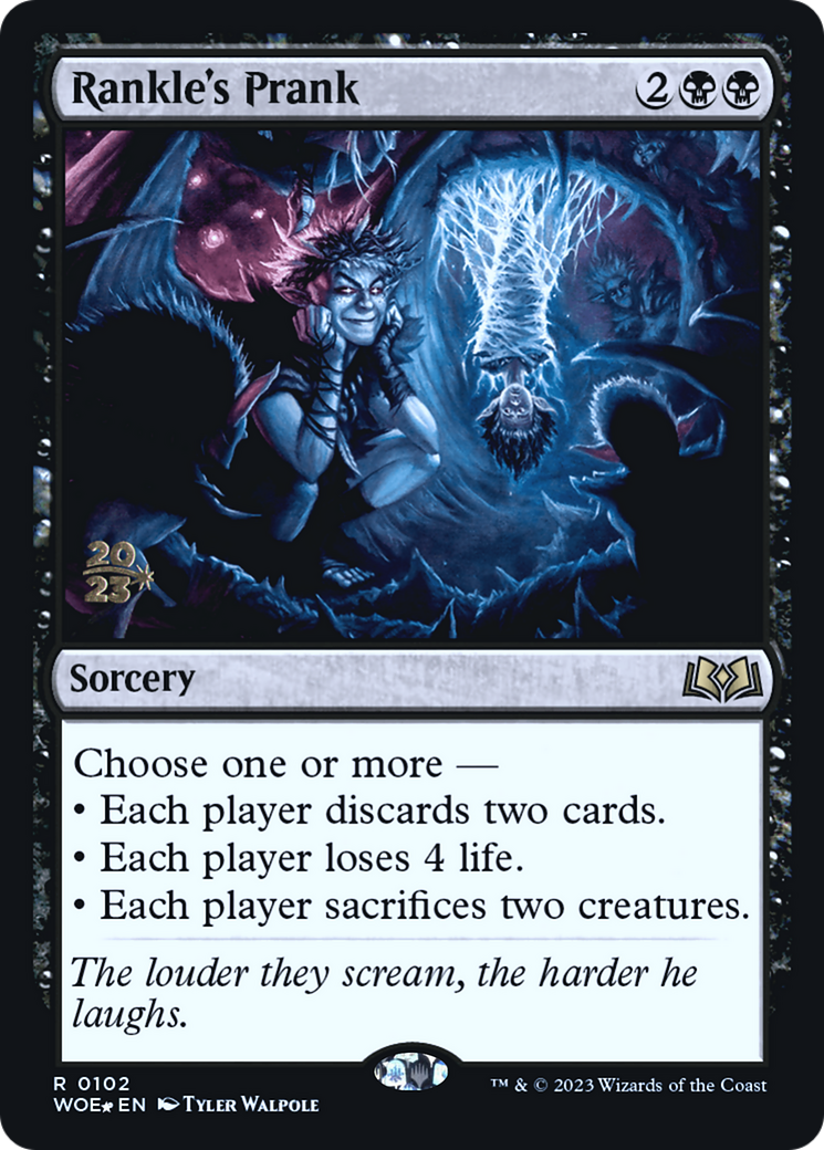 Rankle's Prank (PWOE-102S) - Wilds of Eldraine Promos Foil - Premium MTG Single from Wizards of the Coast - Just $0.20! Shop now at Game Crave Tournament Store