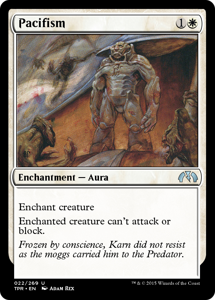 Pacifism (TPR-022) - Tempest Remastered - Premium MTG Single from Wizards of the Coast - Just $0! Shop now at Game Crave Tournament Store