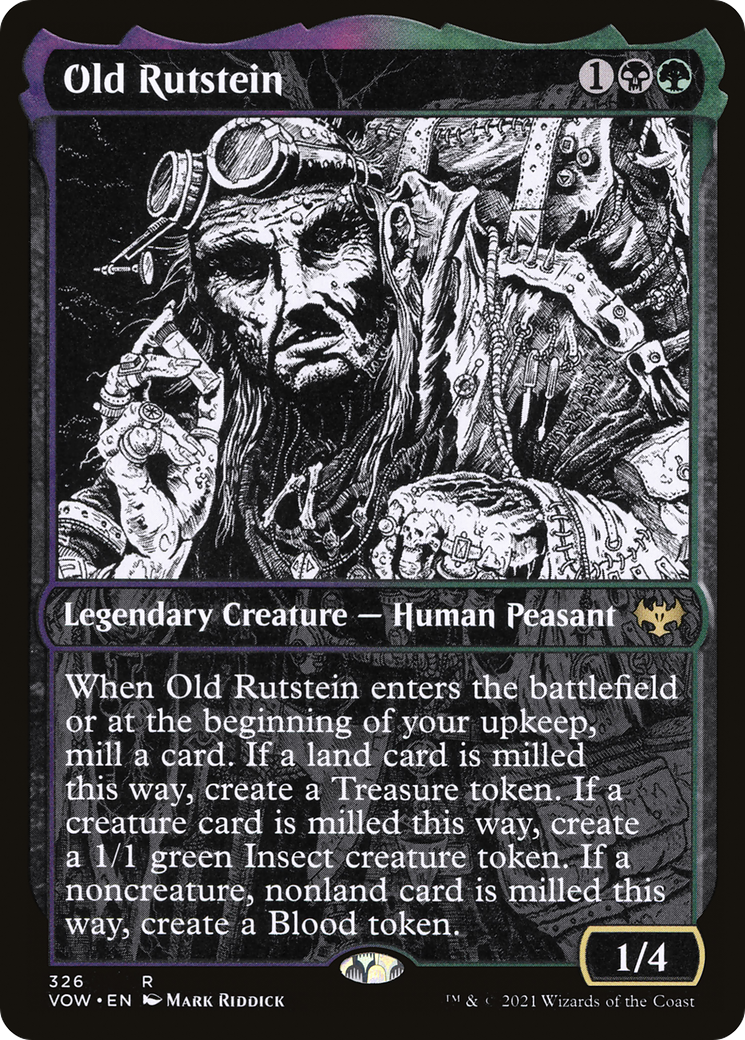 Old Rutstein (VOW-326) - Innistrad: Crimson Vow: (Showcase) - Premium MTG Single from Wizards of the Coast - Just $0.29! Shop now at Game Crave Tournament Store