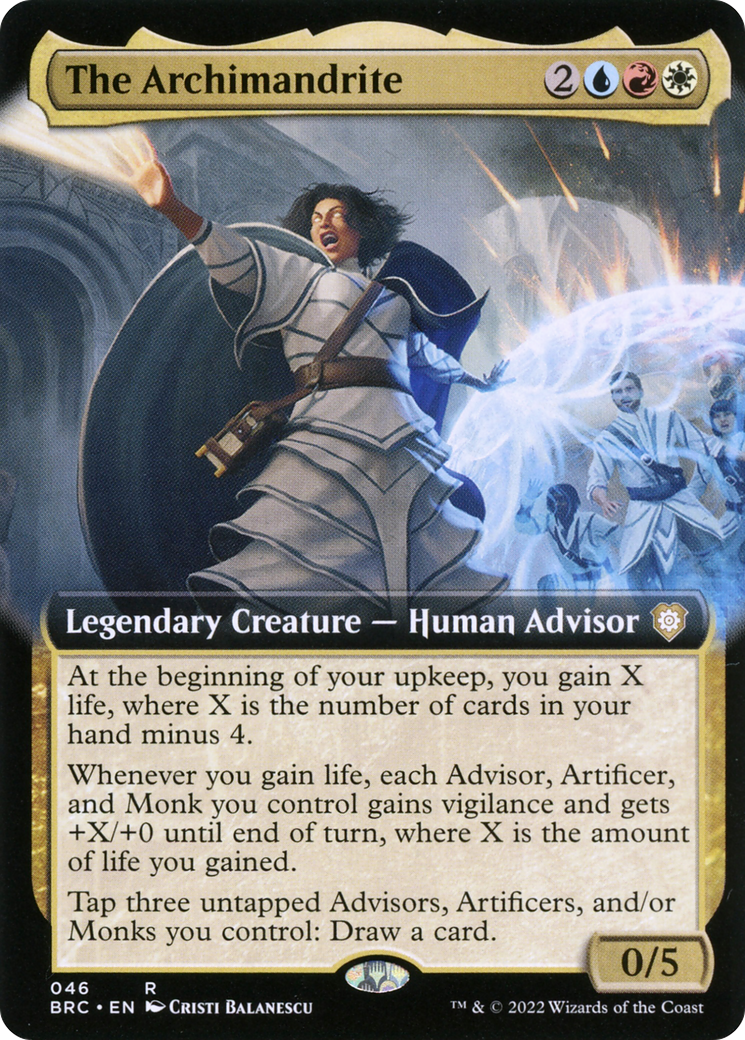 The Archimandrite (BRC-046) - The Brothers' War Commander: (Extended Art) - Premium MTG Single from Wizards of the Coast - Just $0.08! Shop now at Game Crave Tournament Store
