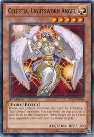 Celestia, Lightsworn Angel (SDLI-EN006) - Structure Deck: Realm of Light 1st Edition - Premium Yugioh Single from Konami - Just $0.26! Shop now at Game Crave Tournament Store