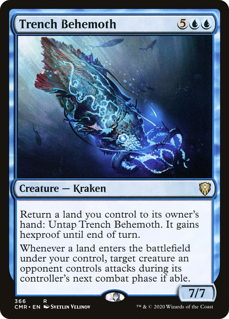 Trench Behemoth (CMR-366) - Commander Legends - Premium MTG Single from Wizards of the Coast - Just $0.19! Shop now at Game Crave Tournament Store