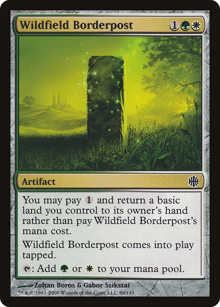 Wildfield Borderpost (ARB-080) - Alara Reborn - Premium MTG Single from Wizards of the Coast - Just $0.08! Shop now at Game Crave Tournament Store