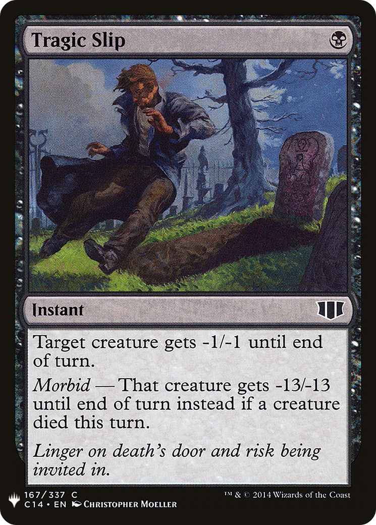 Tragic Slip (MB1-799) - Mystery Booster - Premium MTG Single from Wizards of the Coast - Just $0.08! Shop now at Game Crave Tournament Store