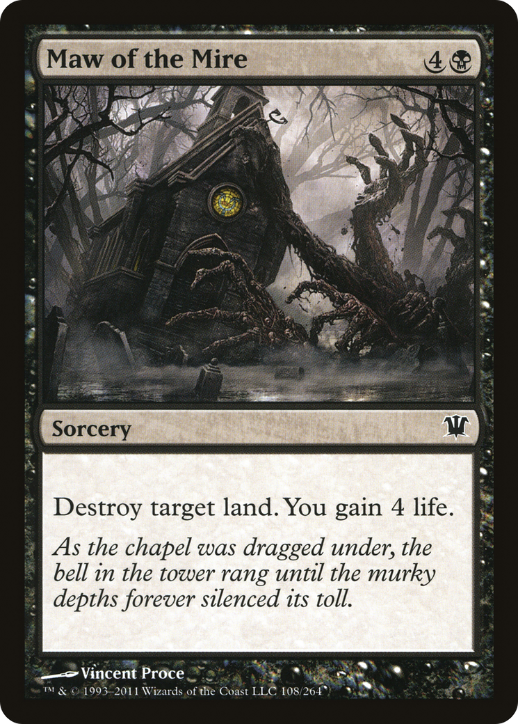 Maw of the Mire (ISD-108) - Innistrad Foil - Premium MTG Single from Wizards of the Coast - Just $0.13! Shop now at Game Crave Tournament Store