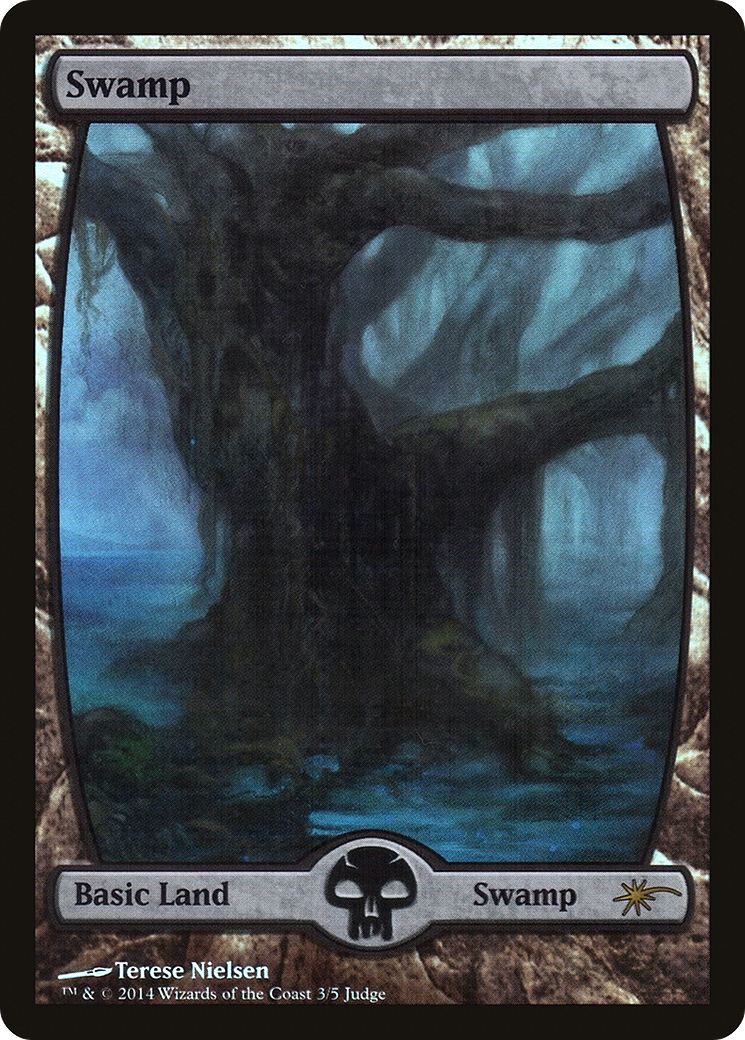 Swamp (J14-03★) - Judge Gift Cards 2014 Foil - Premium MTG Single from Wizards of the Coast - Just $10! Shop now at Game Crave Tournament Store