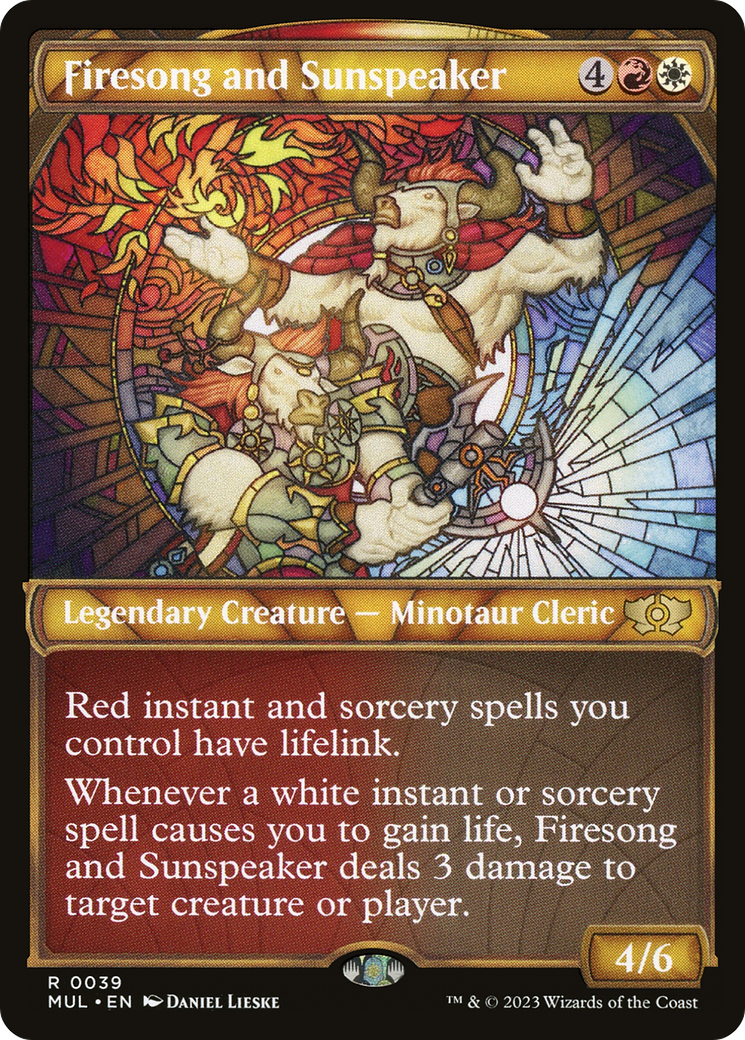 Firesong and Sunspeaker (MUL-039) - Multiverse Legends: (Showcase) Foil - Premium MTG Single from Wizards of the Coast - Just $0.25! Shop now at Game Crave Tournament Store