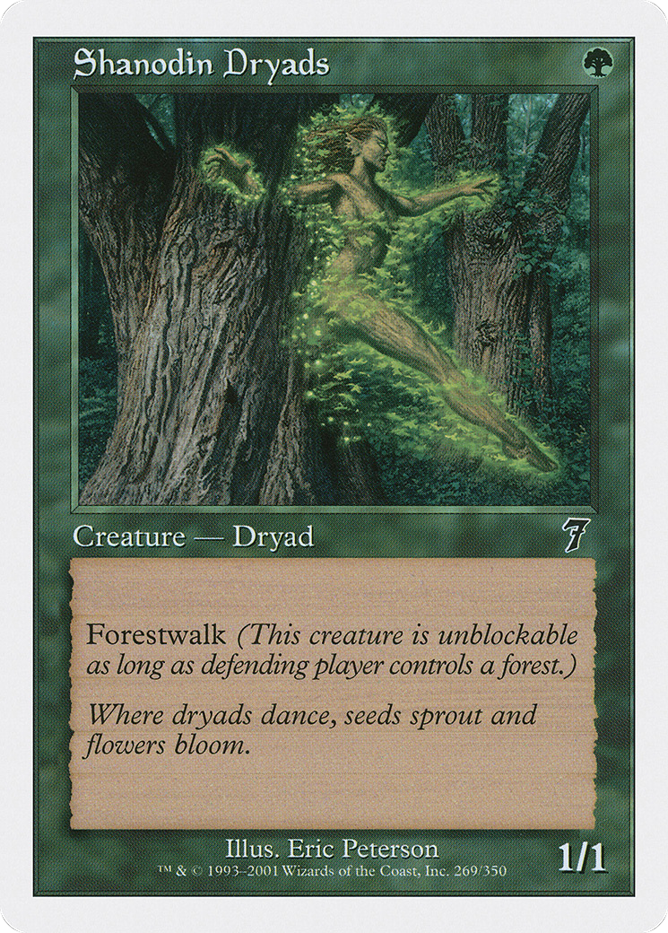 Shanodin Dryads (7ED-269) - Seventh Edition - Premium MTG Single from Wizards of the Coast - Just $0.08! Shop now at Game Crave Tournament Store