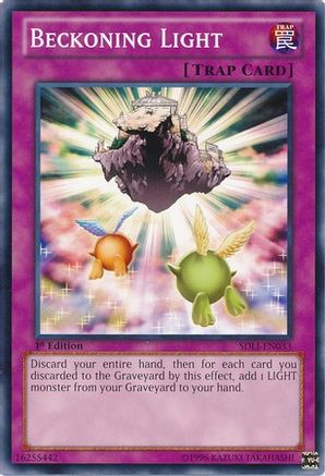 Beckoning Light (SDLI-EN033) - Structure Deck: Realm of Light 1st Edition - Premium Yugioh Single from Konami - Just $0.25! Shop now at Game Crave Tournament Store