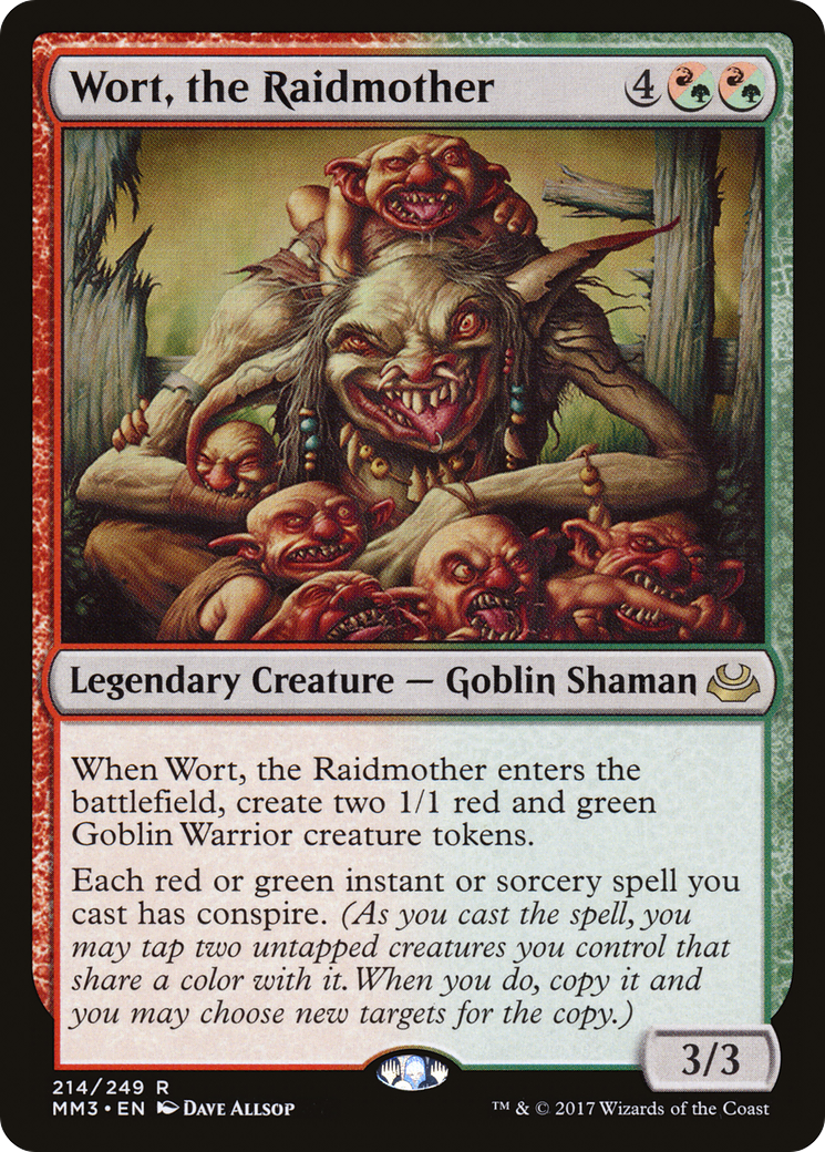 Wort, the Raidmother (MM3-214) - Modern Masters 2017 Foil - Premium MTG Single from Wizards of the Coast - Just $0.53! Shop now at Game Crave Tournament Store