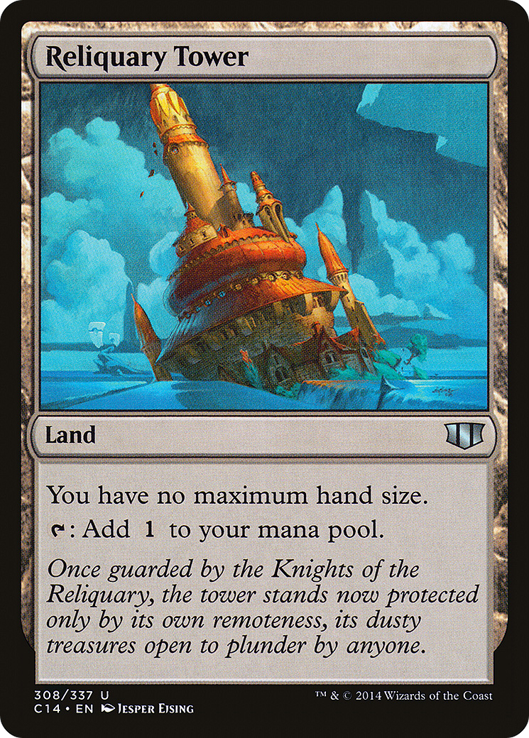 Reliquary Tower (C14-308) - Commander 2014 - Premium MTG Single from Wizards of the Coast - Just $1.22! Shop now at Game Crave Tournament Store