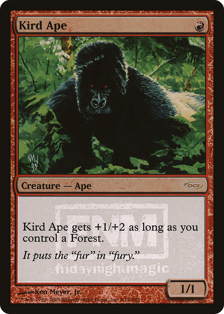 Kird Ape (F05-009) - Friday Night Magic 2005 Foil - Premium MTG Single from Wizards of the Coast - Just $0.79! Shop now at Game Crave Tournament Store