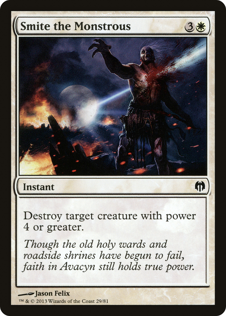Smite the Monstrous (DDL-029) - Duel Decks: Heroes vs. Monsters - Premium MTG Single from Wizards of the Coast - Just $0.25! Shop now at Game Crave Tournament Store