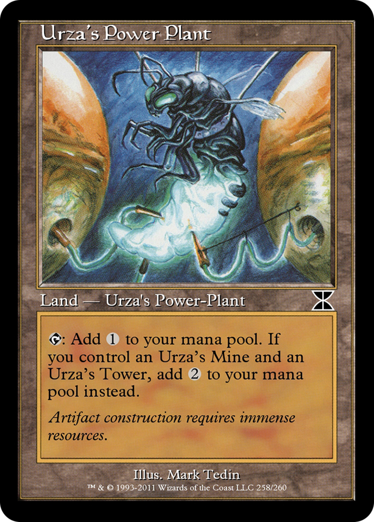 Urza's Power Plant (ME4-258B) - Masters Edition IV Foil - Premium MTG Single from Wizards of the Coast - Just $0! Shop now at Game Crave Tournament Store