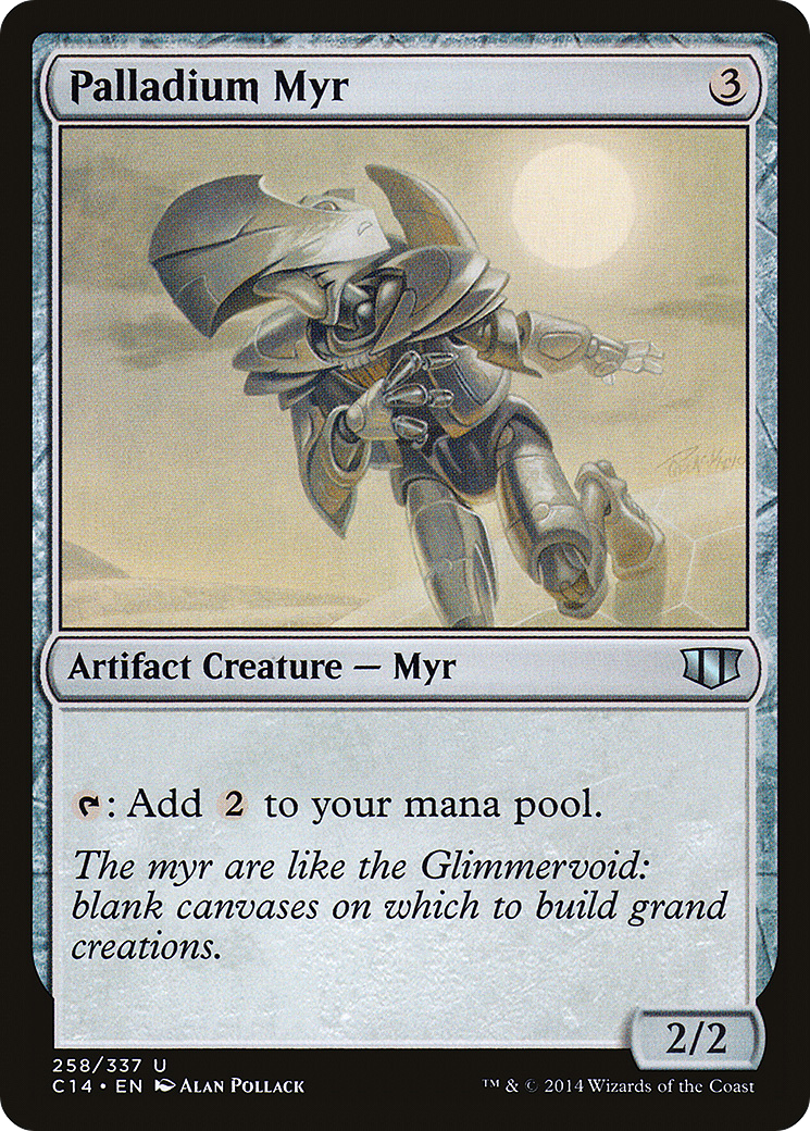 Palladium Myr (C14-258) - Commander 2014 - Premium MTG Single from Wizards of the Coast - Just $0.21! Shop now at Game Crave Tournament Store
