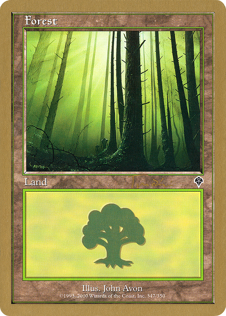 Forest (WC01-JT347) - World Championship Decks 2001 - Premium MTG Single from Wizards of the Coast - Just $0.96! Shop now at Game Crave Tournament Store