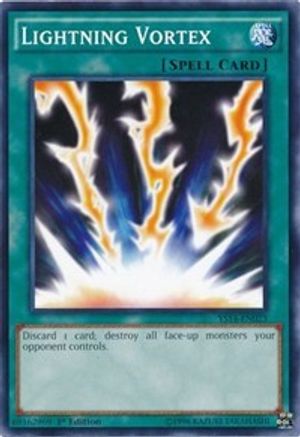 Lightning Vortex (YS14-EN023) - Super Starter: Space-Time Showdown 1st Edition - Premium Yugioh Single from Konami - Just $0.21! Shop now at Game Crave Tournament Store