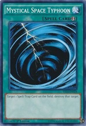 Mystical Space Typhoon (YS14-EN024) - Super Starter: Space-Time Showdown 1st Edition - Premium Yugioh Single from Konami - Just $0.30! Shop now at Game Crave Tournament Store