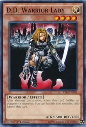 D.D. Warrior Lady (YS14-ENA04) - Super Starter: Space-Time Showdown Power-Up Pack 1st Edition - Premium Yugioh Single from Konami - Just $0.11! Shop now at Game Crave Tournament Store