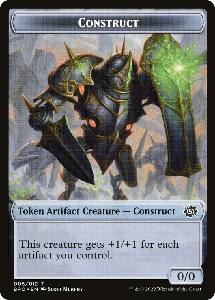 Construct (TBRO-005) - The Brothers' War Tokens Foil - Premium MTG Single from Wizards of the Coast - Just $0! Shop now at Game Crave Tournament Store