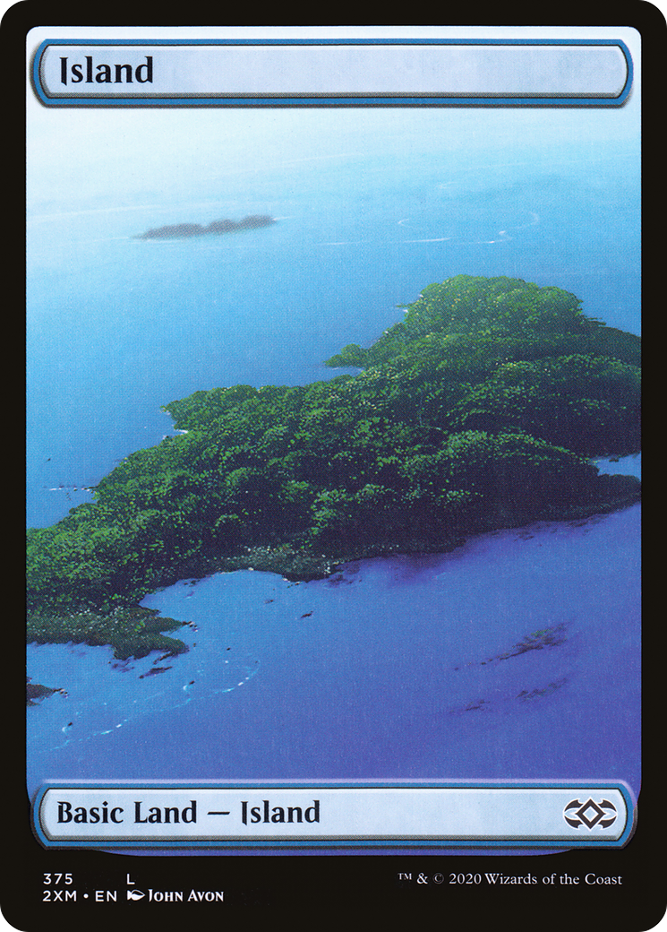 Island (2XM-375) - Double Masters Foil - Premium MTG Single from Wizards of the Coast - Just $2.55! Shop now at Game Crave Tournament Store