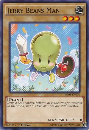 Jerry Beans Man (BP03-EN001) - Battle Pack 3: Monster League 1st Edition - Premium Yugioh Single from Konami - Just $0.08! Shop now at Game Crave Tournament Store