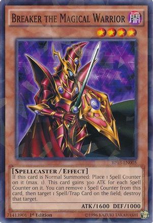 Breaker the Magical Warrior (Shatterfoil) (BP03-EN005) - Battle Pack 3: Monster League 1st Edition - Premium Yugioh Single from Konami - Just $0.24! Shop now at Game Crave Tournament Store
