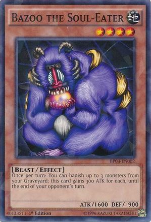 Bazoo the Soul-Eater (Shatterfoil) (BP03-EN002) - Battle Pack 3: Monster League 1st Edition - Premium Yugioh Single from Konami - Just $0.13! Shop now at Game Crave Tournament Store
