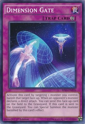 Dimension Gate (BP03-EN226) - Battle Pack 3: Monster League 1st Edition - Premium Yugioh Single from Konami - Just $0.08! Shop now at Game Crave Tournament Store
