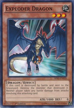 Exploder Dragon (BP03-EN028) - Battle Pack 3: Monster League 1st Edition - Premium Yugioh Single from Konami - Just $0.14! Shop now at Game Crave Tournament Store