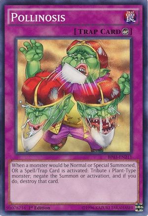 Pollinosis (BP03-EN211) - Battle Pack 3: Monster League 1st Edition - Premium Yugioh Single from Konami - Just $0.08! Shop now at Game Crave Tournament Store