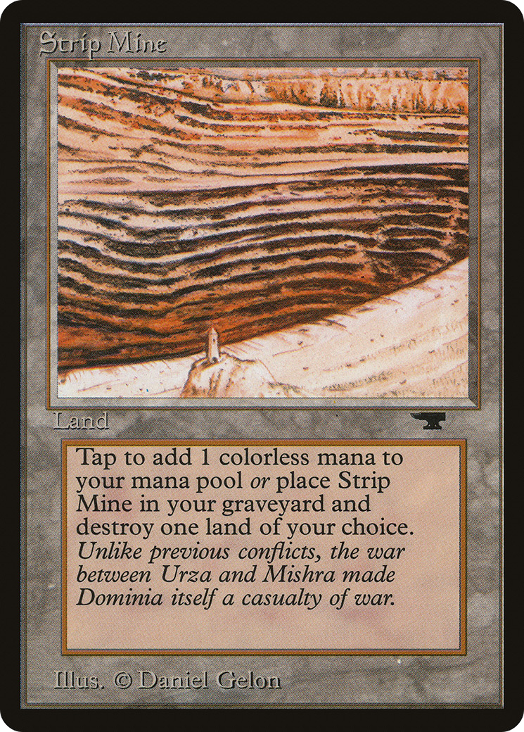 Strip Mine (ATQ-82C) - Antiquities - Premium MTG Single from Wizards of the Coast - Just $24.38! Shop now at Game Crave Tournament Store