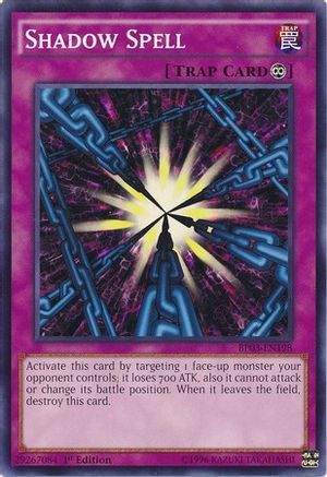 Shadow Spell (BP03-EN198) - Battle Pack 3: Monster League 1st Edition - Premium Yugioh Single from Konami - Just $0.25! Shop now at Game Crave Tournament Store