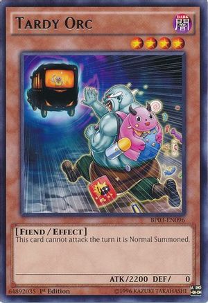 Tardy Orc (BP03-EN096) - Battle Pack 3: Monster League 1st Edition - Premium Yugioh Single from Konami - Just $0.08! Shop now at Game Crave Tournament Store