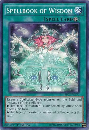 Spellbook of Wisdom (BP03-EN177) - Battle Pack 3: Monster League 1st Edition - Premium Yugioh Single from Konami - Just $0.08! Shop now at Game Crave Tournament Store