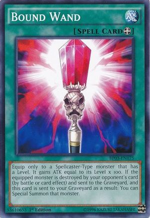 Bound Wand (BP03-EN175) - Battle Pack 3: Monster League 1st Edition - Premium Yugioh Single from Konami - Just $0.27! Shop now at Game Crave Tournament Store
